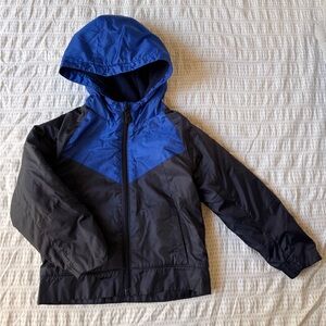 Nike Kids Blue and Black Raincoat